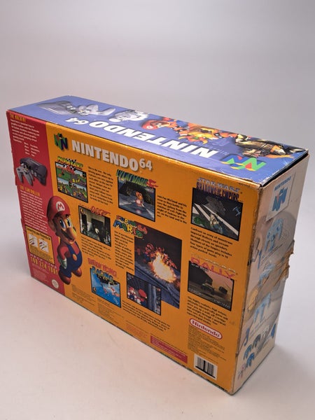 * N64 Nintendo 64 Console w/ Controller & Cables BOXED w/ Insert & Booklets! * Carousel 2