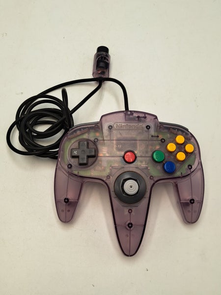 * Genuine OEM N64 Nintendo 64 Atomic Purple Controller * Carousel 1