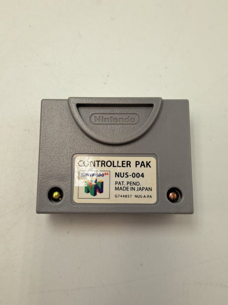 * Genuine OEM N64 Nintendo 64 Controller Pak NUS-004 * Carousel 1