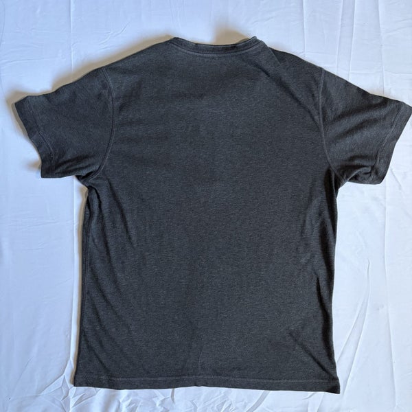Polo Ralph Lauren Henley Short Sleeve Gray Cotton Tee Size S image 2