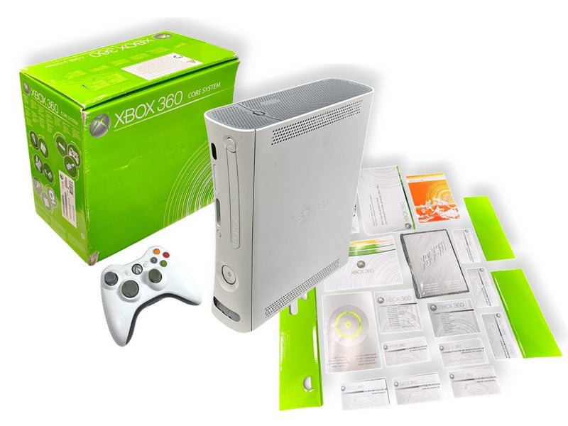 Xbox 360 Core System Console BOXED w/ PACKAGING BUNDLE Carousel 1
