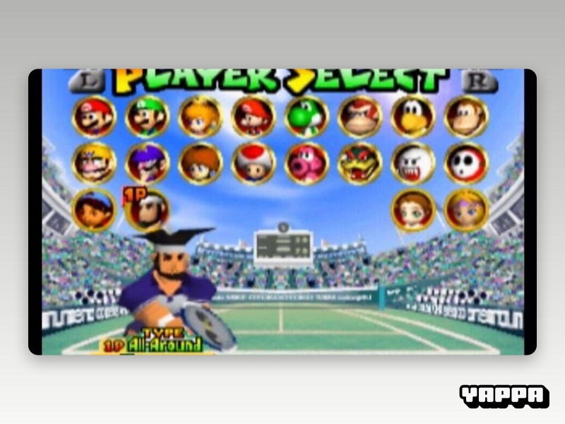 N64 • Mario Tennis • Loose • NTSC-J Carousel 5