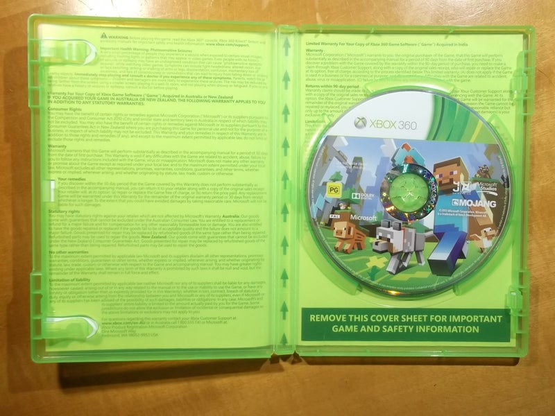 Minecraft Xbox 360 Edition - XBOX 360 Game - Excellent Condition Carousel 2