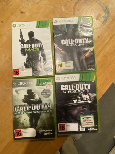 ** bulk buy x 4 CALL OF DUTY Xbox 360 games ** Carousel 1