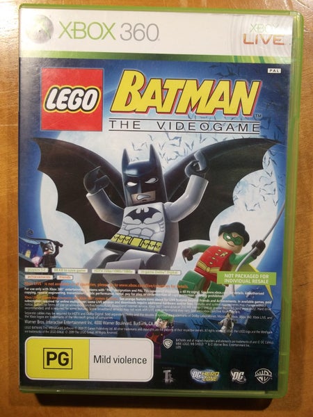 LEGO Batman The VideoGame / Pure - XBOX 360 Games x 2 - VG Condition Carousel 1
