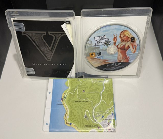 Grand Theft Auto V GTA 5 PS3 PAL + Map & Manual – Tested Carousel 3