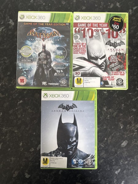 BatMan Arkham Games Carousel 1