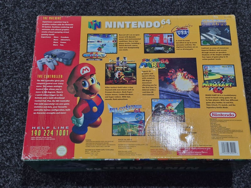 Nintendo 64 Console + Controllers + Cables (Boxed) Carousel 2
