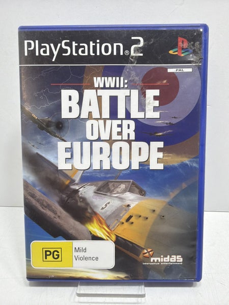 BATTLE OVER EUROPE PLAYSTATION 2 GAME #W193528-8 Carousel 1