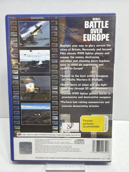 BATTLE OVER EUROPE PLAYSTATION 2 GAME #W193528-8 Carousel 2