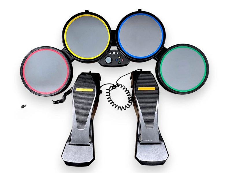 Xbox 360 Rock Band Drum Kit with Two Pedals Carousel 2