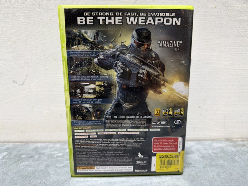 CRYSIS 2 XBOX 360 GAME B19167759-7 #B19167759-7 Carousel 2
