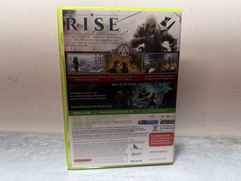 ASSASSINS CREED XBOX 360 GAME 3 #W172165-60 Carousel 2