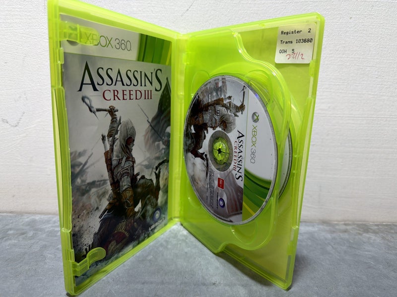 ASSASSINS CREED XBOX 360 GAME 3 #W172165-60 Carousel 3