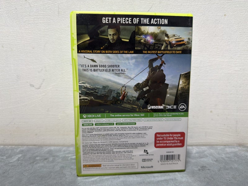 XBOX 360 GAME BATTLEFIELD HARDLINE #B19166977-9 Carousel 2