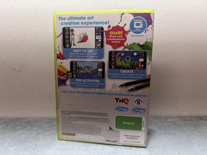 U DRAW STUDIO XBOX 360 GAME INSTANT ARTIST #W163870-184 Carousel 2