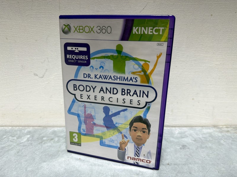 Dr. Kawashima's Body and Brain Exercises Kinect Xbox 360 Game #W163870-194 Carousel 1