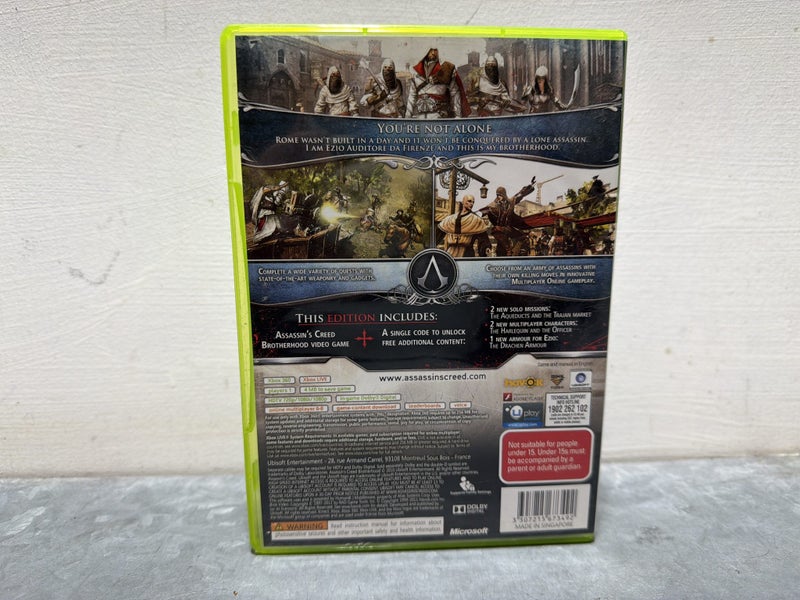 ASSASSINS CREED BROTHERHOOD XBOX 360 GAME W195725-95 #W195725-95 Carousel 2