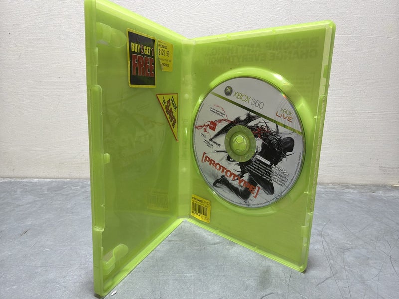 PROTOTYPE XBOX 360 GAME PAL region #W163870-201 Carousel 3