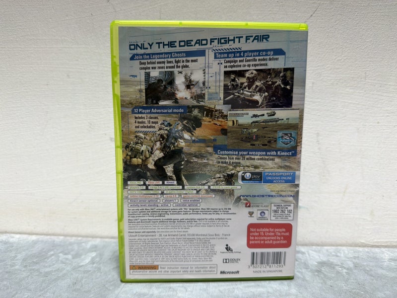Ghost Recon Future Soldier Xbox 360 Game W163870-214 #W163870-214 Carousel 2