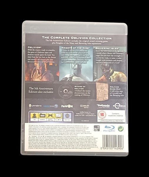 Oblivion The Elder Scrolls IV 5th Anniversary Edition PS3 excellent & complete Carousel 3
