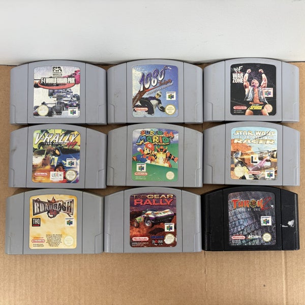 *$1 RESERVE* 9x Nintendo 64 / N64 Bulk Games Carts Bundle (Auction No 3) Carousel 1