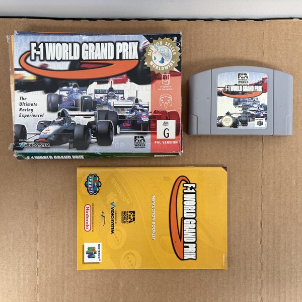 *$1 RESERVE* F-1 World Grand Prix - Nintendo 64 / N64 Game (Auction No 8) Carousel 1
