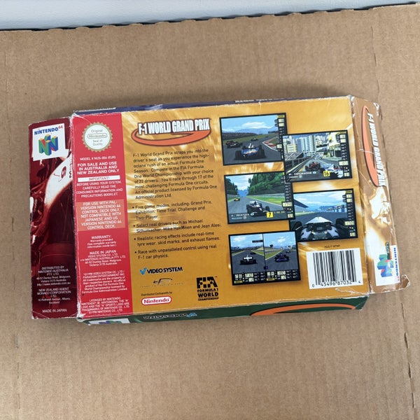 *$1 RESERVE* F-1 World Grand Prix - Nintendo 64 / N64 Game (Auction No 8) Carousel 2