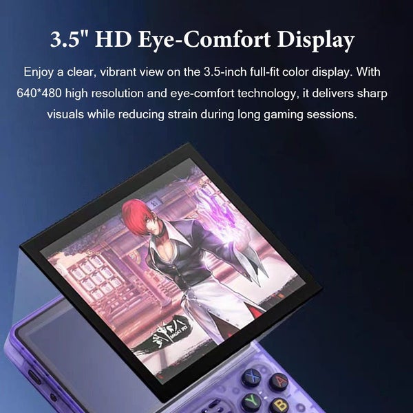 Retro Handheld Game Console Linux OS 2026 VV Purple Carousel 2