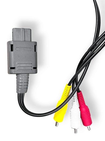 Genuine Nintendo 64 N64 AVI Cable Lead GameCube / SNES / N64 Carousel 1