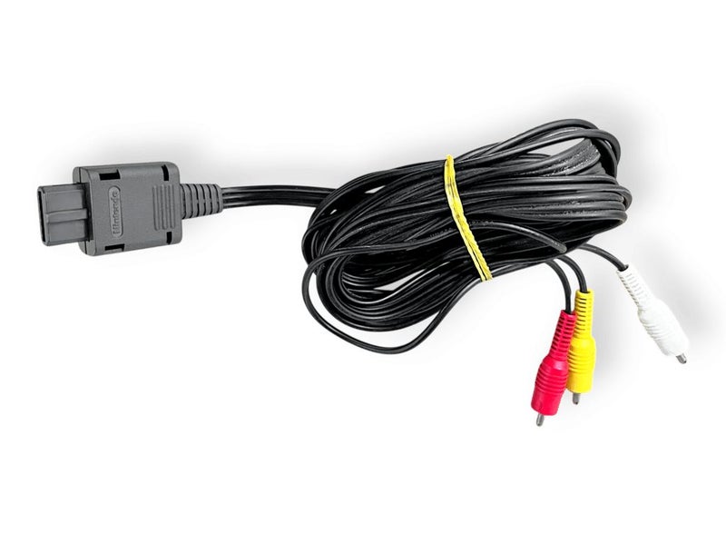 Genuine Nintendo 64 N64 AVI Cable Lead GameCube / SNES / N64 Carousel 5