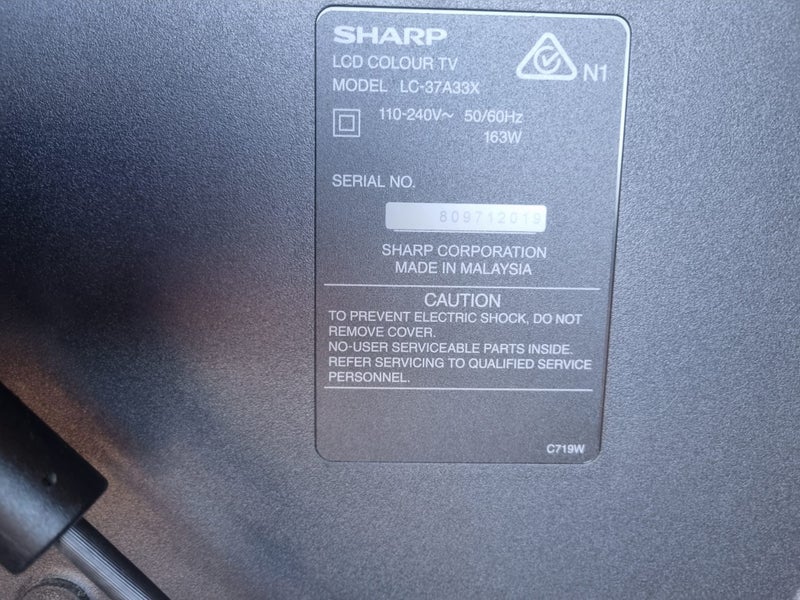 Sharp LC-37A33X LCD Colour TV - 37" Carousel 3
