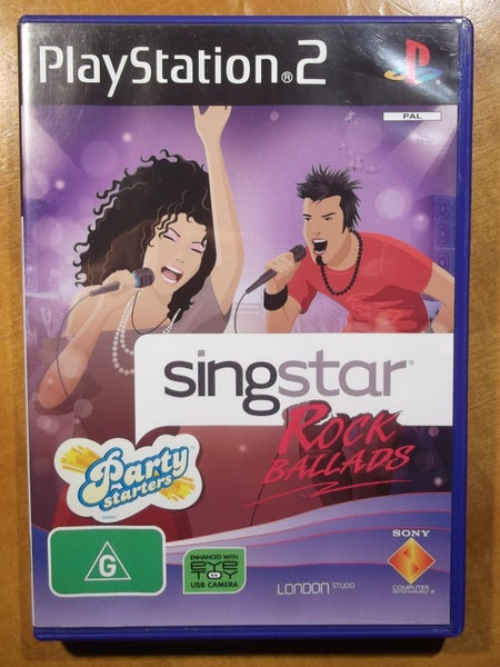 SingStar Rock Ballads - PS2 Game - Tested Working Carousel 1