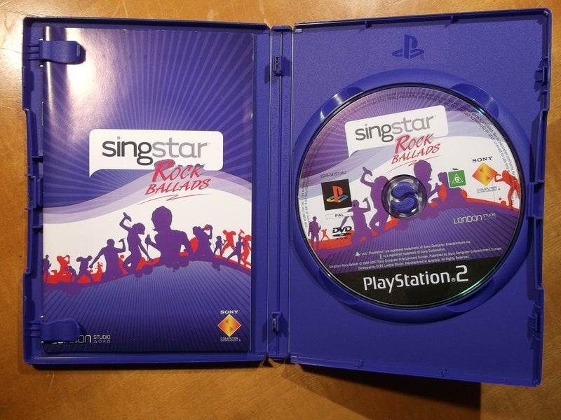 SingStar Rock Ballads - PS2 Game - Tested Working Carousel 2