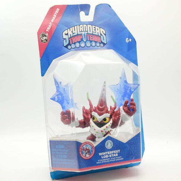 Skylanders Trap Team Winterfest Lob-Star NIB BOXED Trap Master Lob Star Carousel 1