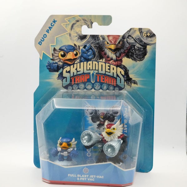 Skylanders Trap Team Full Blast Jet-Vac & Pet Vac Duo Pack NIB BOXED Carousel 1