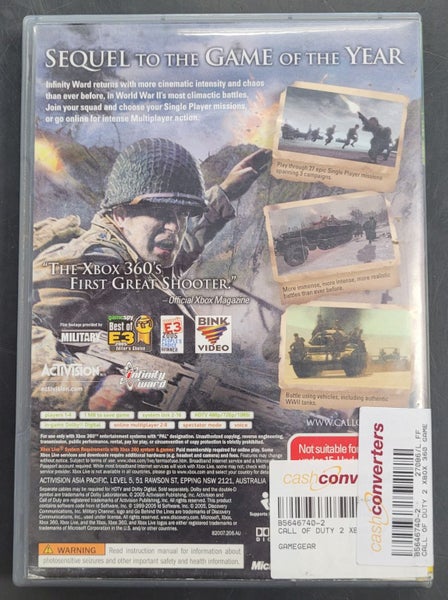 Call of Duty 2 Xbox 360 Game Carousel 2