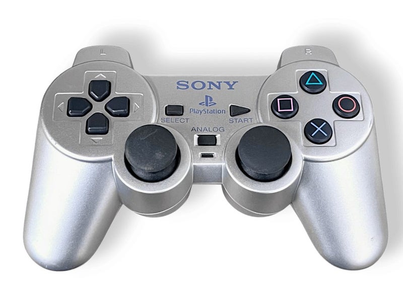 Genuine SONY PS2 Dualshock Controller PlayStation 2 SILVER (Faulty) Carousel 2