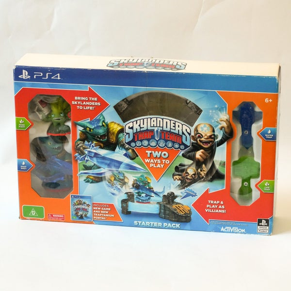 Skylanders PS4 Trap Team Game Starter Set NIB BOXED Portal, Game, Trap Tray RARE Carousel 2