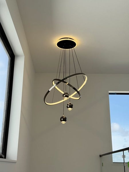 FREE SHIPPING ,Modern LED Pendant Light P357-60cm Carousel 8