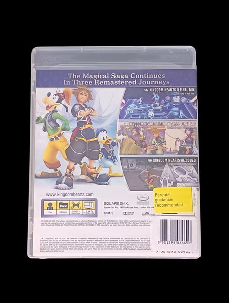 Kingdom Hearts HD 2.5 Remix PS3 * excellent condition* complete Carousel 3