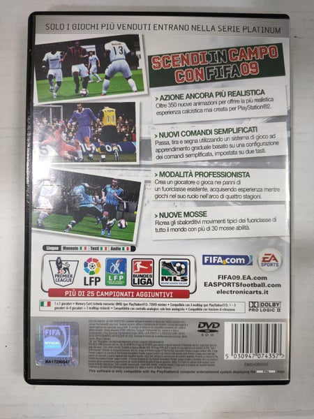 FIFA 09 PS2 Game - PAL Platinum EA Sports Football #B13201255-16 Carousel 2