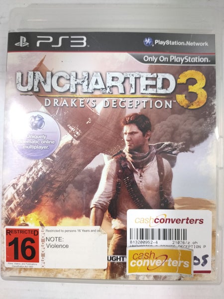 UNCHARTED 3 DRAKES DECEPTION PS3 GAME B13200952-4 #B13200952-4 Carousel 1