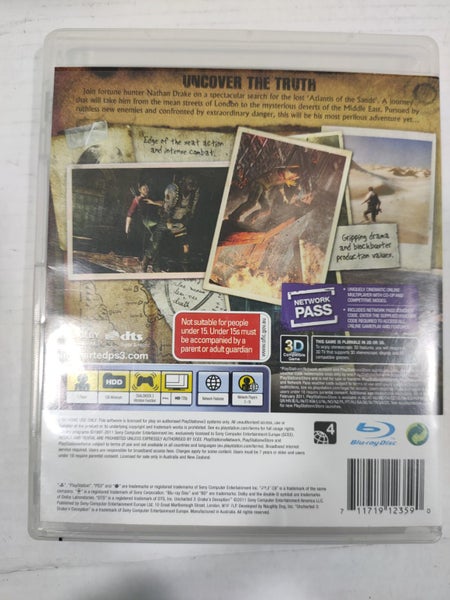 UNCHARTED 3 DRAKES DECEPTION PS3 GAME #B13201416-16 Carousel 2