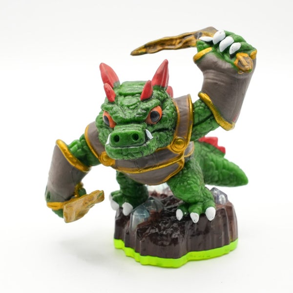 Skylanders Spyros Adventure Dino-Rang - Series 1 - Green Base Earth Dinorang S1 Carousel 1