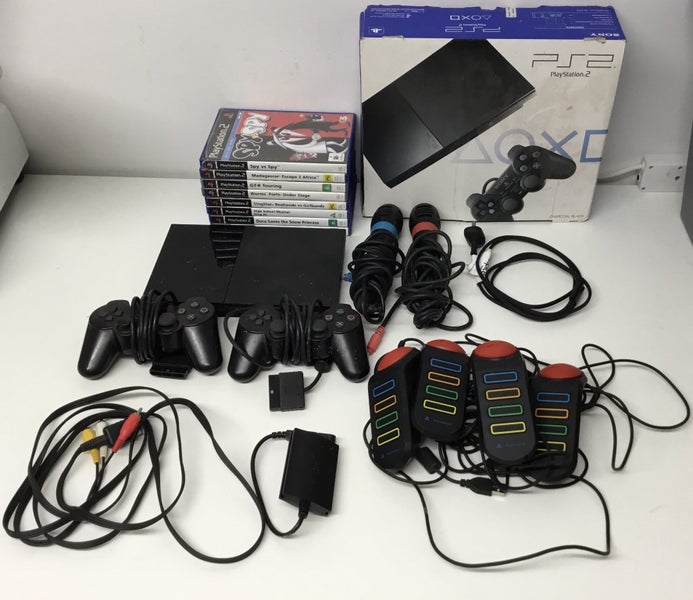 Play Station 2 Console (PS2) with Games and Accessories Carousel 1
