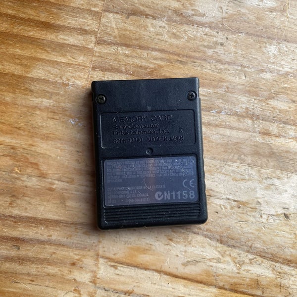 Genuine black PS2 Memory Card SCPH-10020 Carousel 2