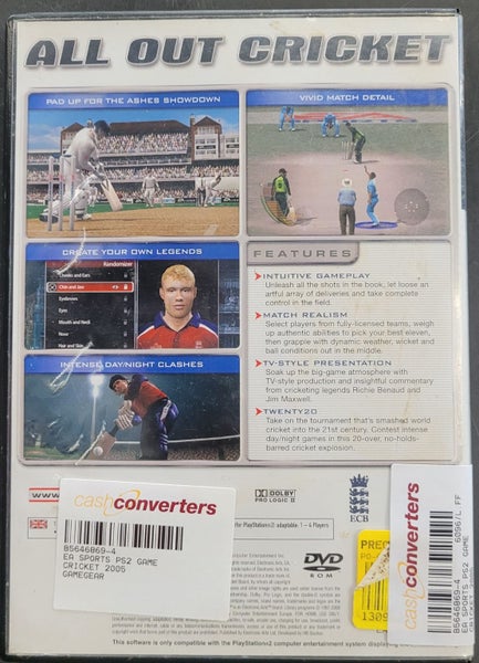 Cricket 2005 PS2 Game Carousel 4