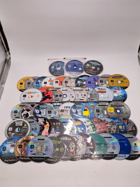 * HUGE BULK PS2 Playstation 2 52x Game Discs Lot! * Carousel 1