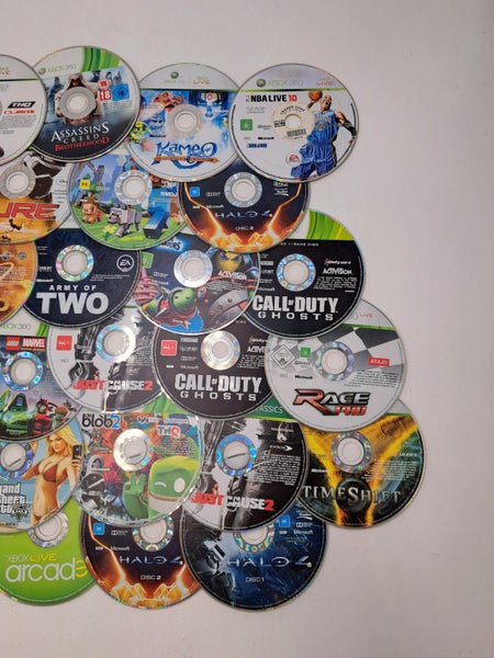 * HUGE BULK Xbox 360 91x Game Discs Lot! * Carousel 7